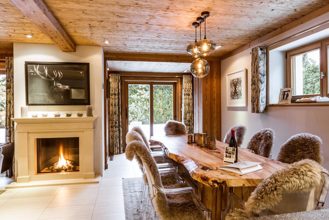 Apartment Au Bon Coin - Luxury Chamonix Hidden Haven, Mont Blanc View, Hot Tub And Garden מראה חיצוני תמונה