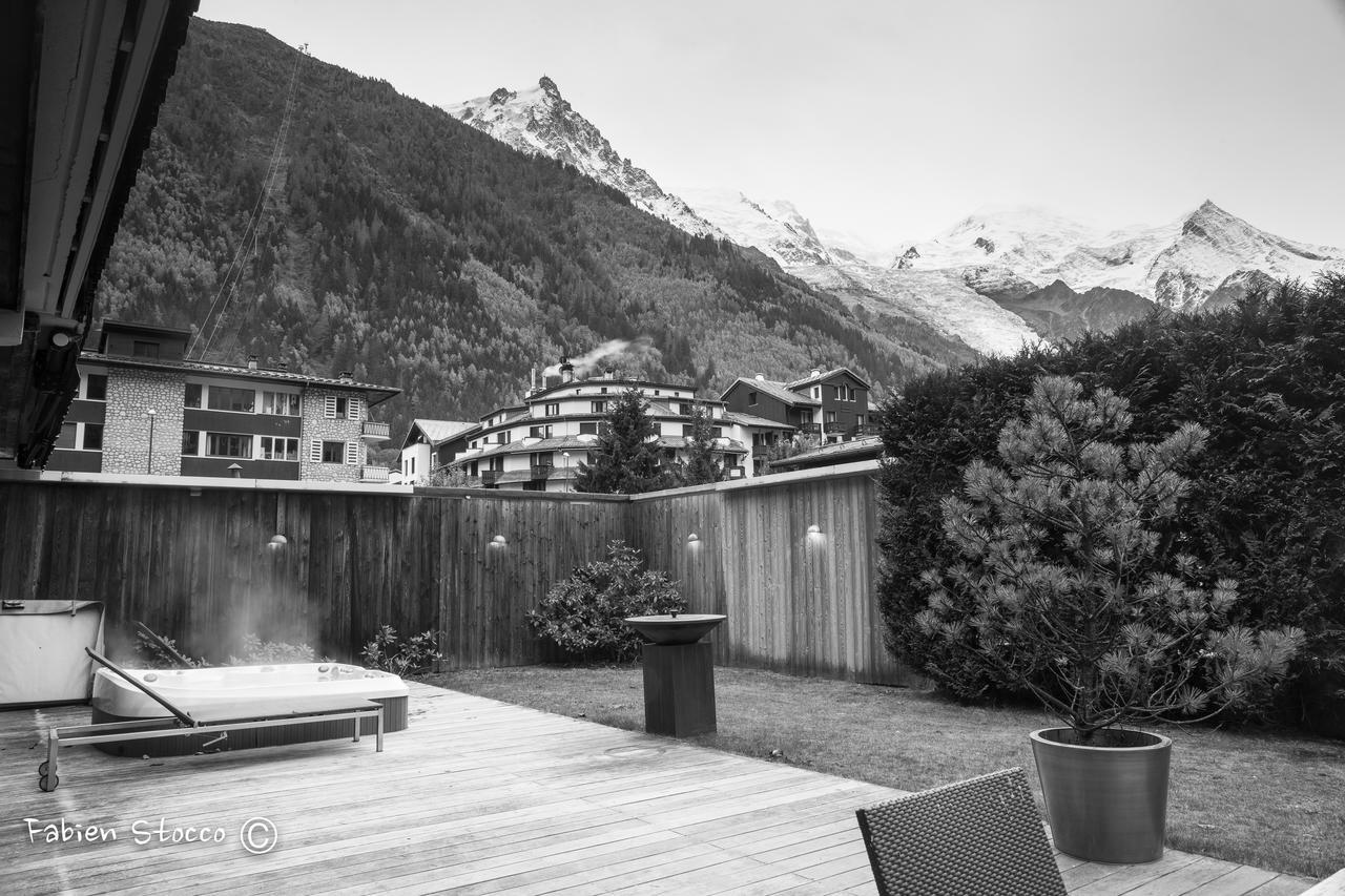 Apartment Au Bon Coin - Luxury Chamonix Hidden Haven, Mont Blanc View, Hot Tub And Garden מראה חיצוני תמונה
